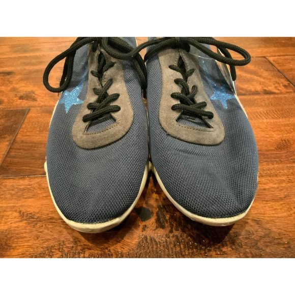 Golden Goose Blue & Gray "Haus" Lace-Up Skater Sneakers, Size 9 (US) 39 (IT) - Picture 2 of 9